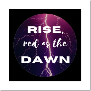 Rise Red As The Dawn Posters and Art